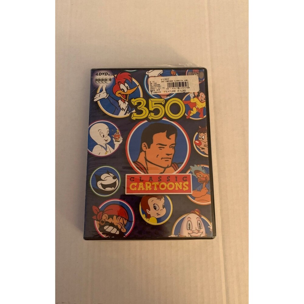 350 Classic Cartoons DVD